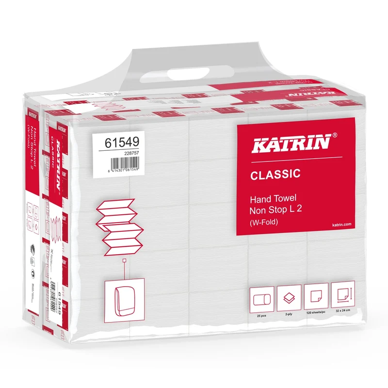 Katrin Classic Non Stop Falthandtücher L2, 2-lagig