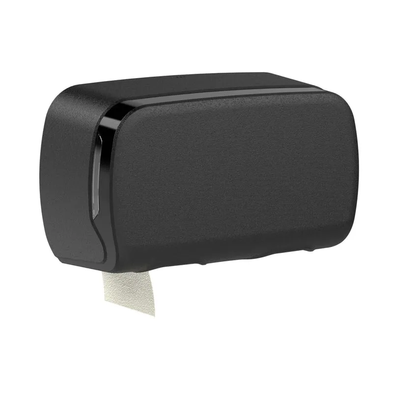 SemyTop Toilettenpapierspender für 2 Rollen, matt, Kern-Ø 25-60 mm