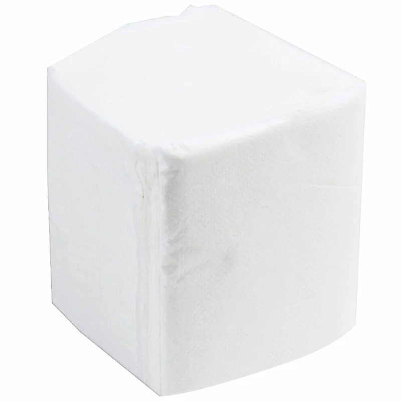 SemyTop Einzelblatt-Toilettenpapier, 2-lagig, 10 x 22 cm, hochweiß