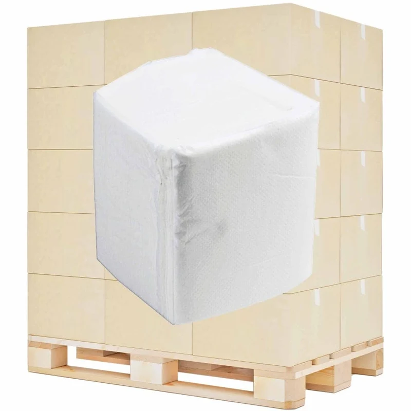 SemyTop Einzelblatt-Toilettenpapier, 2-lagig, 10 x 22 cm, hochweiß