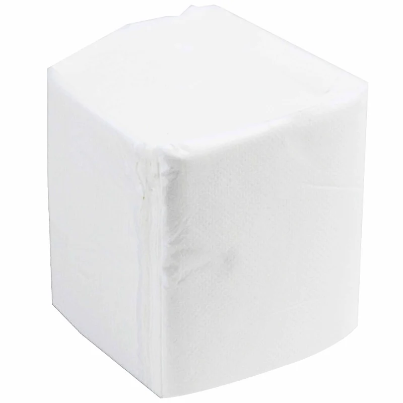 SemyTop Einzelblatt-Toilettenpapier, 2-lagig, 10 x 22 cm, hochweiß