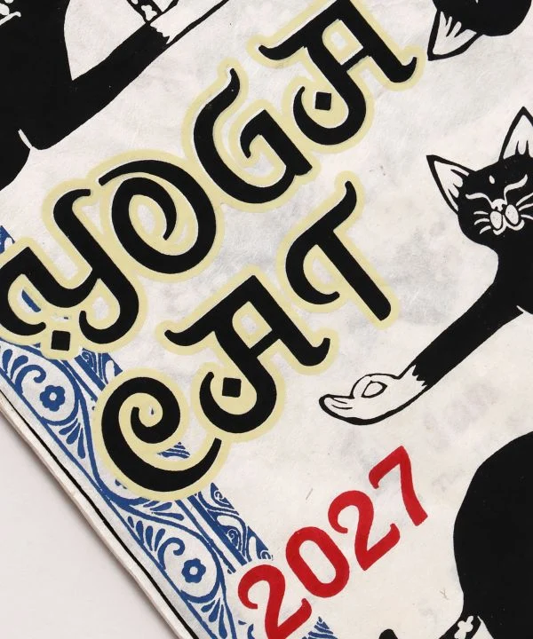 Wandkalender 2027 – Yoga-Katze