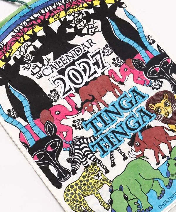 Wandkalender 2027 – Pop-Art-Tierkalender