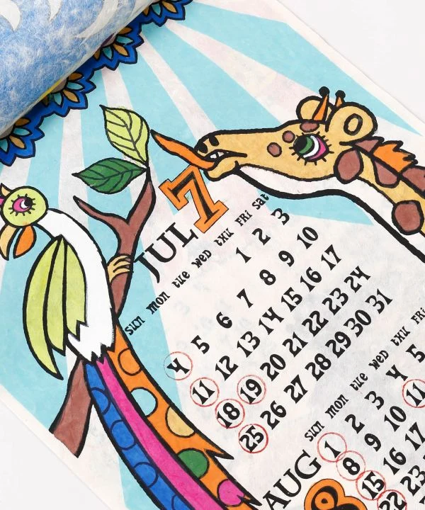 Wandkalender 2027 – Pop-Art-Tierkalender