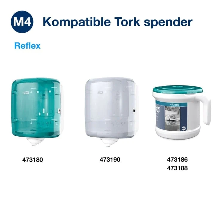 Tork Reflex Papierwischtuch Advanced M3/M4 1-lagig, weiß
