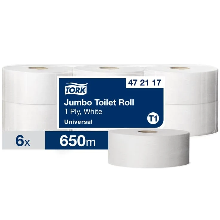 Tork Jumbo Toilettenpapier Universal T1 2-lagig, weiß