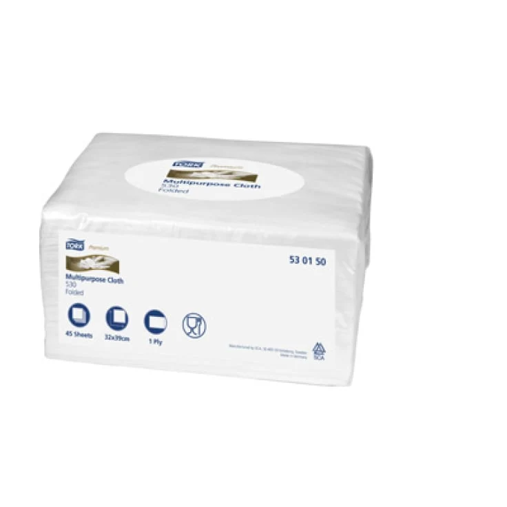 Tork Extra Starkes Reinigungstuch W8 weiß, 38,5 x 31,5 cm