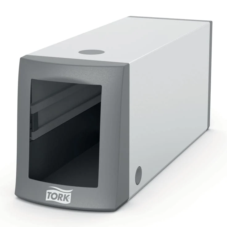 Tork Fastfold Thekenspender N2 aluminium/grau