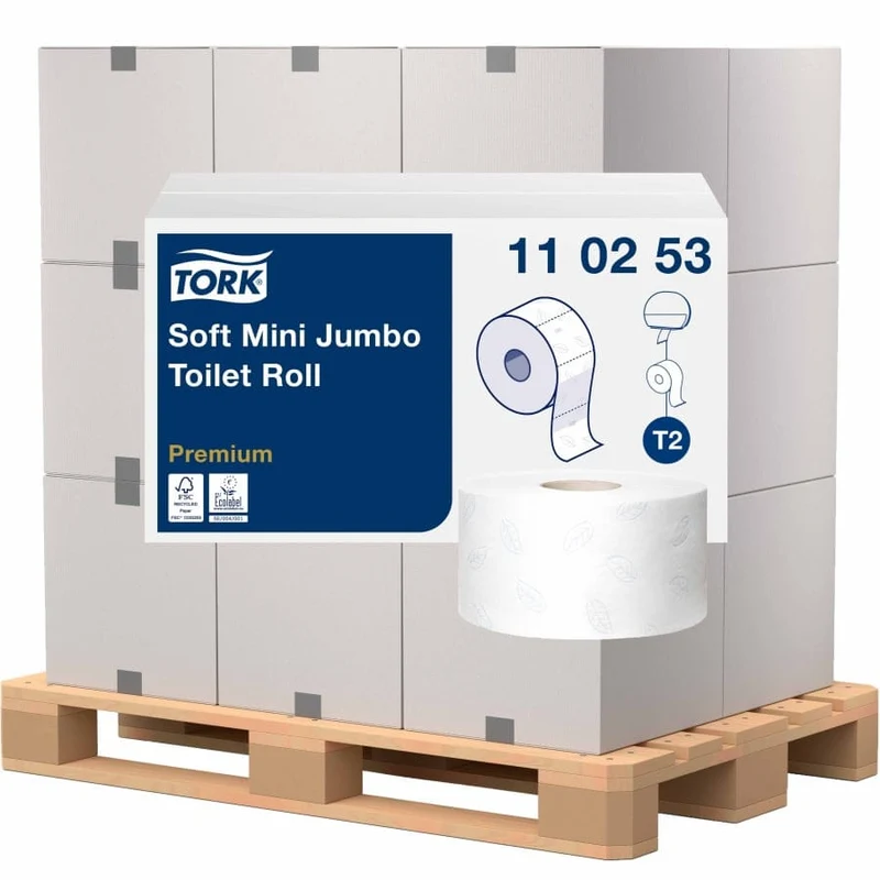 Tork Mini Jumbo Toilettenpapier Premium T2 2-lagig, 170 m