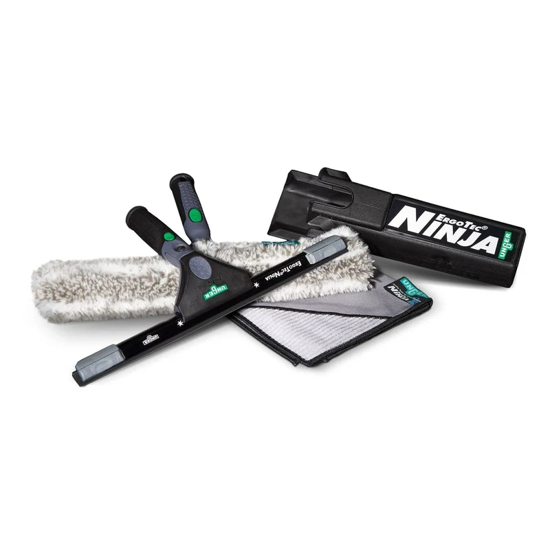 UNGER 4in1 NinJa Fensterreinigungsset für Profis