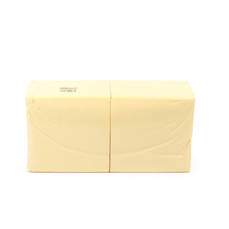 Funny Zelltuchserviette 40 x 40 cm, 3-lagig, creme