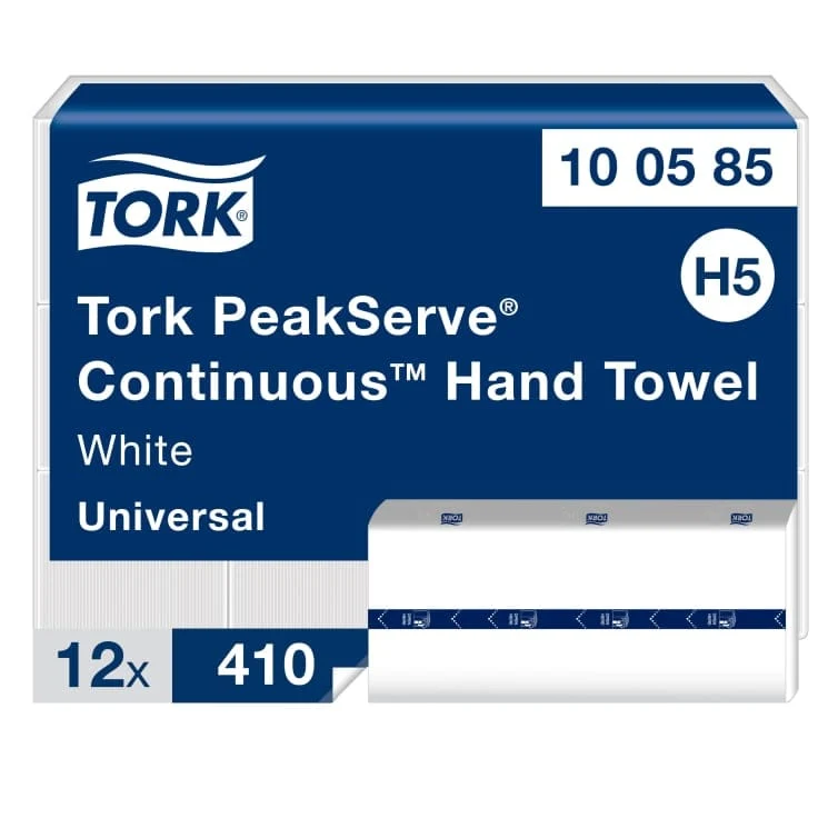 Tork PeakServe Endlos-Papierhandtuch H5 1-lagig, weiß