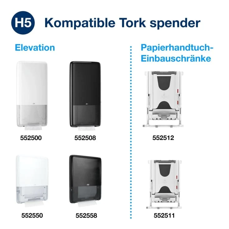 Tork PeakServe Endlos-Papierhandtuch H5 1-lagig, weiß