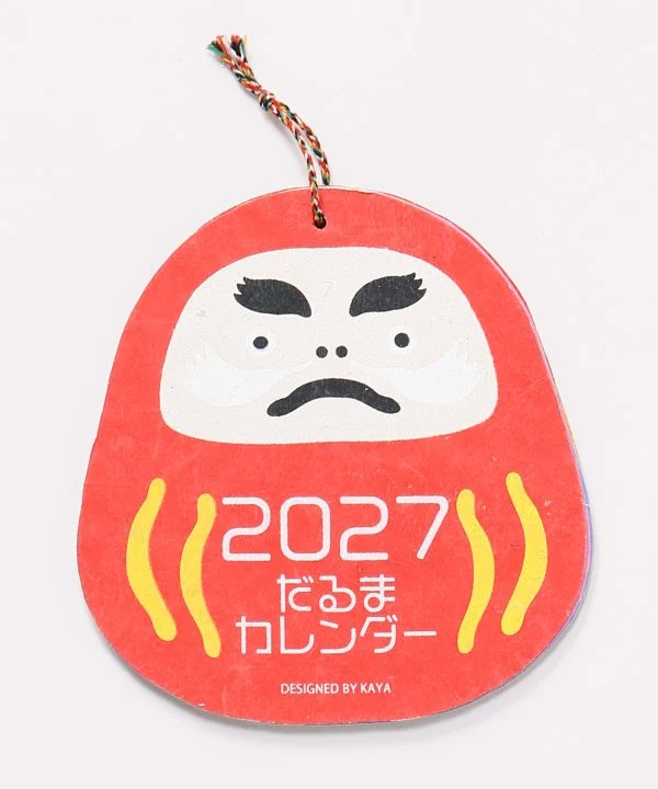 Wandkalender 2027 – japanisches Daruma