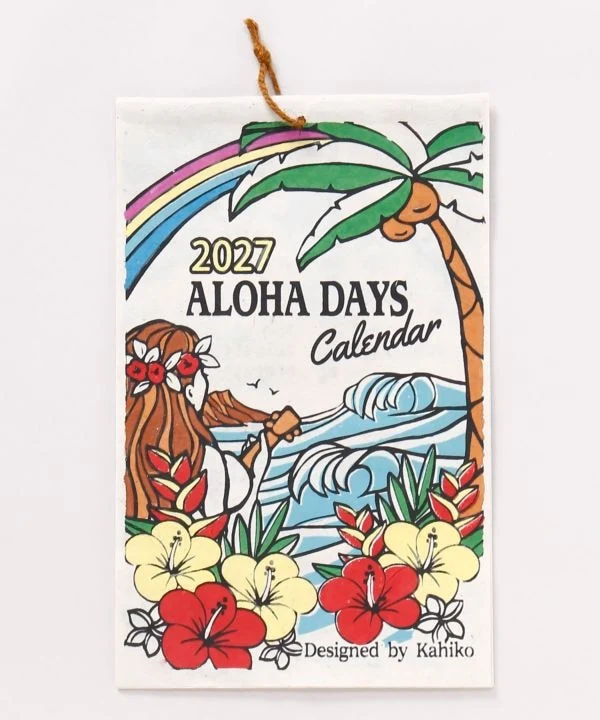 Wandkalender 2027 – Aloha-Tage