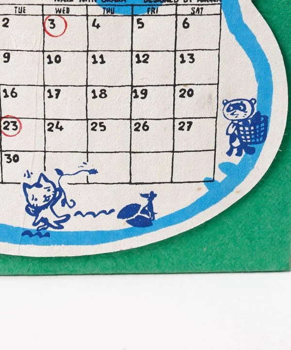 Okaka Katzengesicht 2027 Tischkalender