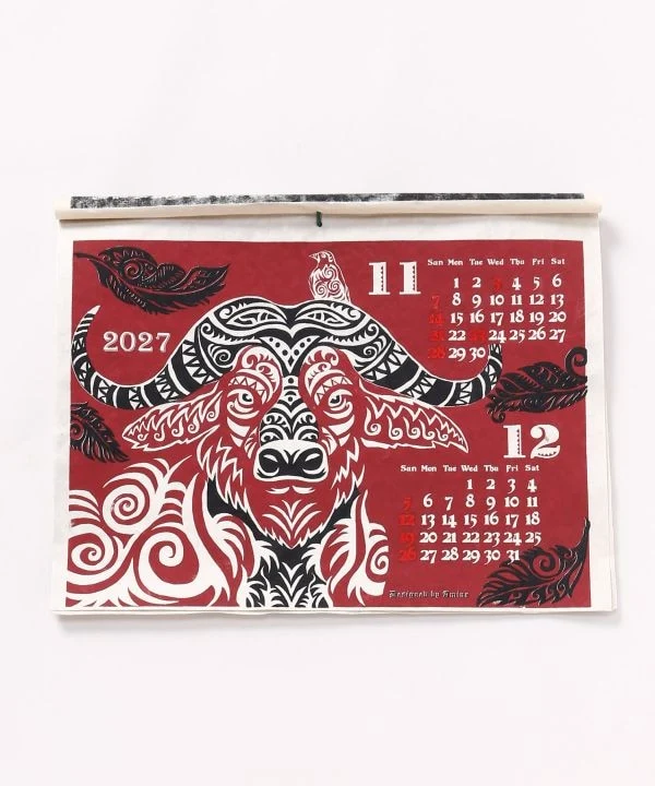 Kalender für Stammestier-Volkskunst 2027