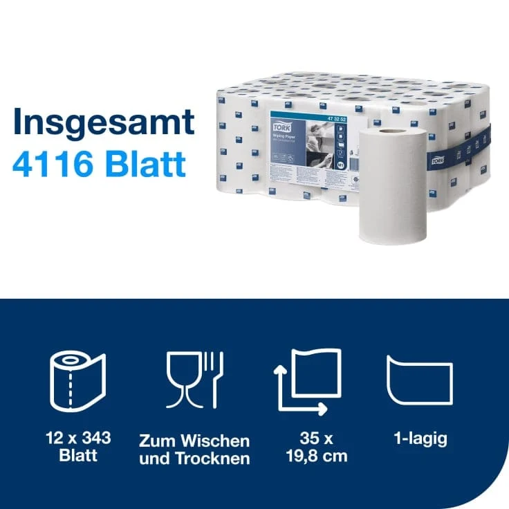 Tork Mehrzweck-Papierwischtuch Advanced M1 1-lagig, 120 m