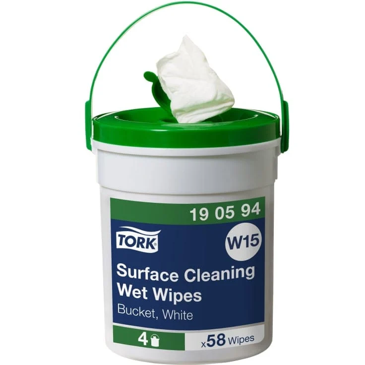 Tork Feuchtes Oberflächenreinigungstuch Premium W15, 58 Tücher