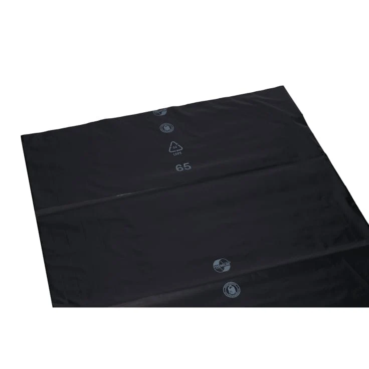 DEISS PREMIUM Abfallsack 120 Liter schwarz lose, Typ 100