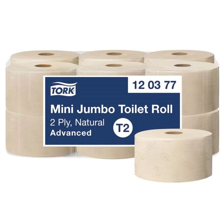 Tork Mini Jumbo Toilettenpapier Advanced T2 2-lagig, natur