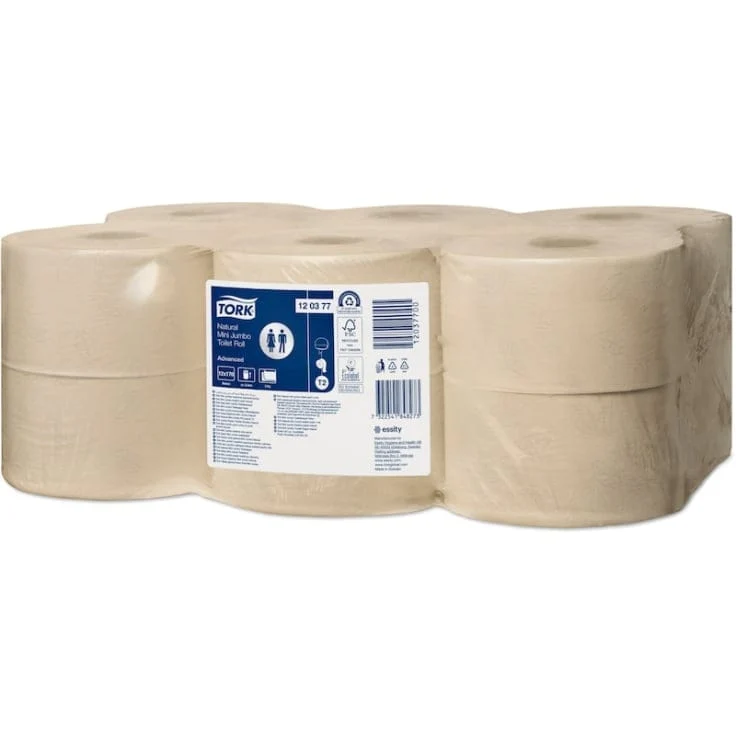 Tork Mini Jumbo Toilettenpapier Advanced T2 2-lagig, natur