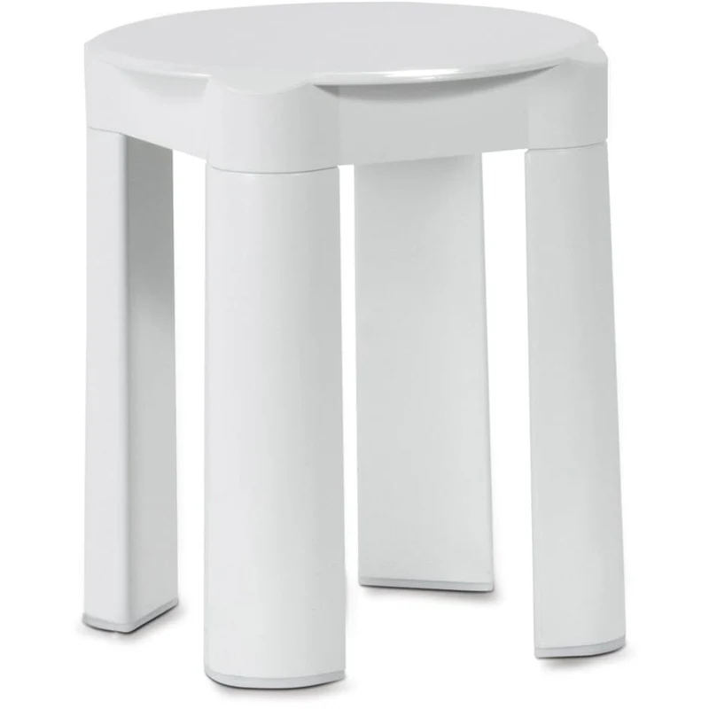 racon bath Badezimmerhocker, ABS-Kunststoff weiß