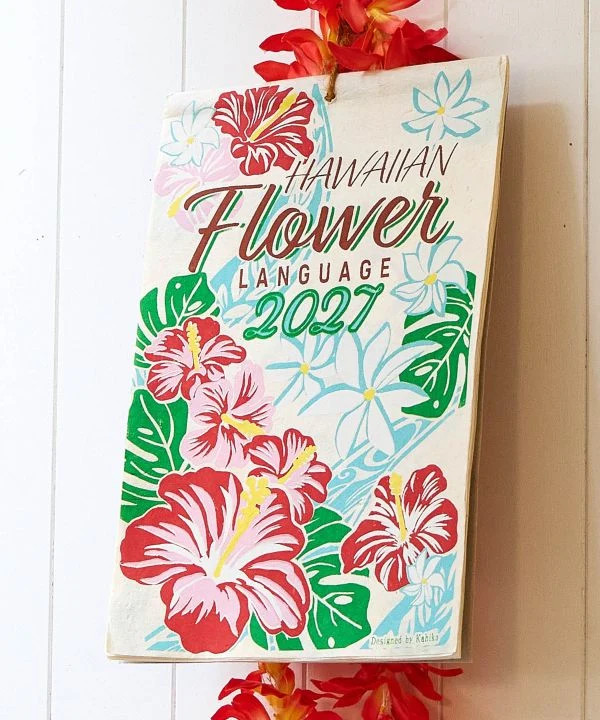 Wandkalender 2027 – HAWAII-BLUMENSPRACHE
