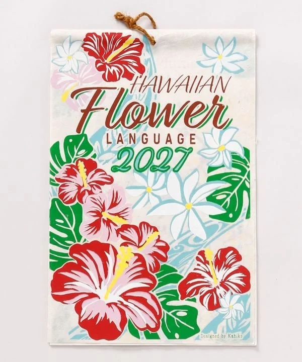 Wandkalender 2027 – HAWAII-BLUMENSPRACHE