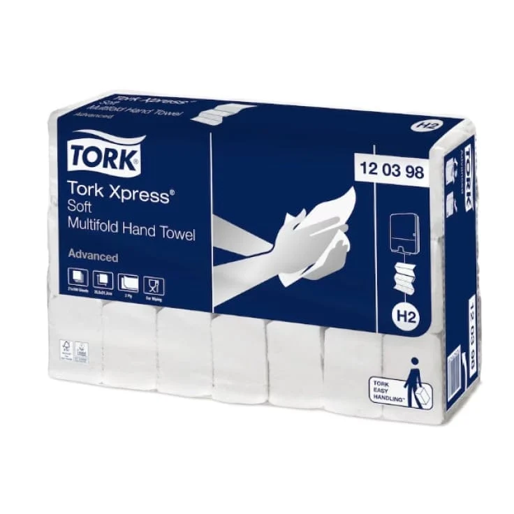 Tork Xpress weiches Multifold-Handtuch Advanced H2 2-lagig