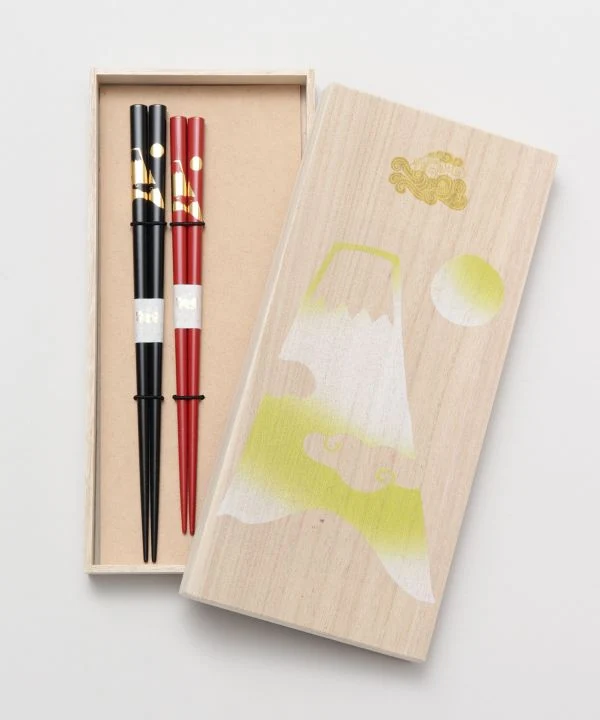 Glückverheißende Essstäbchen Set