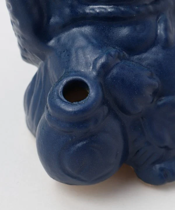 SHIGARAKI Ware sitzend TANUKI --Navy
