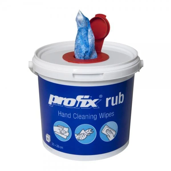 profix rub Handreinigungstücher, 72 Tücher im Eimer