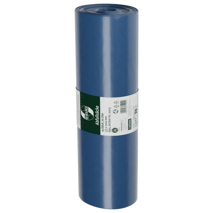 DEISS BLAUER ENGEL Müllbeutel 70 Liter blau, Typ 60