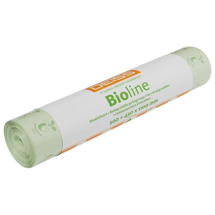 DEISS BIOLINE Bioabfallsäcke 160 Liter ecovio® Biokunststoff