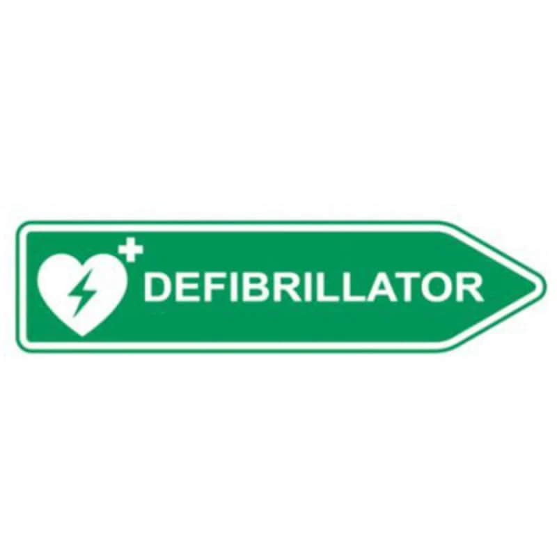 AED-Standort-Straßenschild