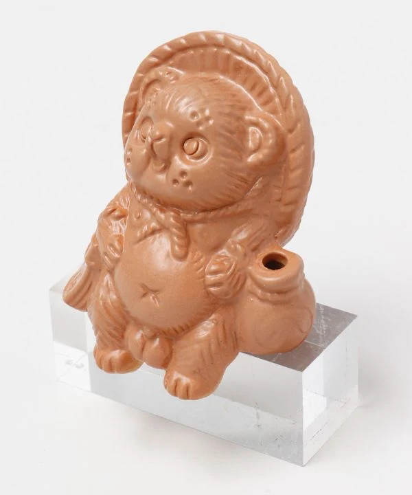 SHIGARAKI Ware sitzend TANUKI --Gelb