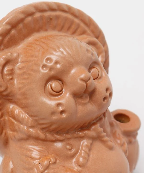 SHIGARAKI Ware sitzend TANUKI --Gelb