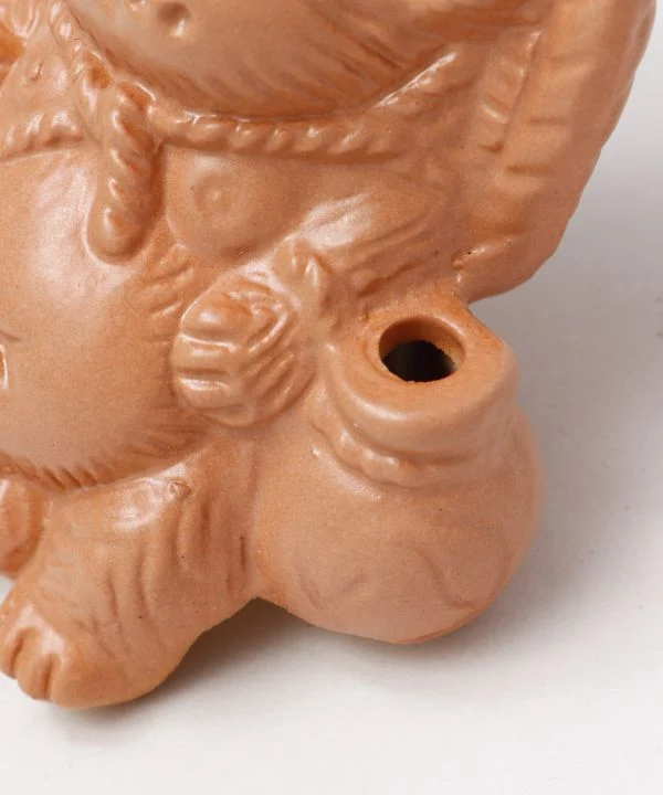 SHIGARAKI Ware sitzend TANUKI --Gelb
