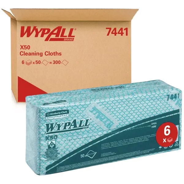 WypAll X50 Critical Clean Reinigungstücher Interfold, grün