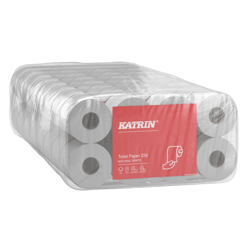 Katrin Basic Toilettenpapier 2-lagig, 250 Blatt