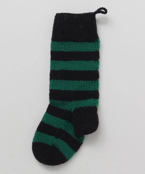 Dekorative Socke stricken