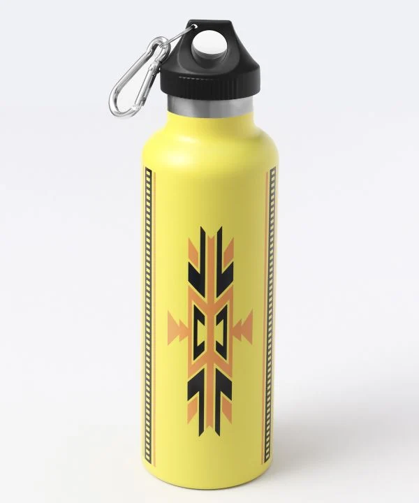 Wasserflasche mit geometrischem Muster - 750ml