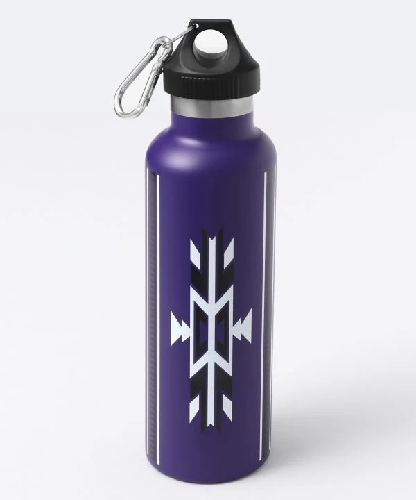 Wasserflasche mit geometrischem Muster - 750ml