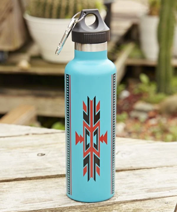 Wasserflasche mit geometrischem Muster - 750ml