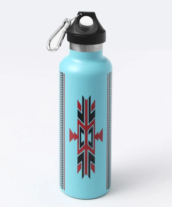 Wasserflasche mit geometrischem Muster - 750ml