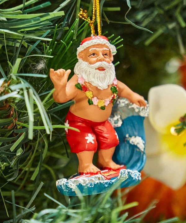 Hawaiianischer Weihnachtsmannschmuck