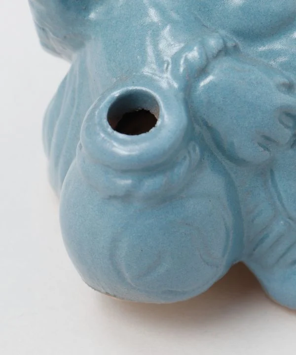 SHIGARAKI Ware sitzend TANUKI --Blau