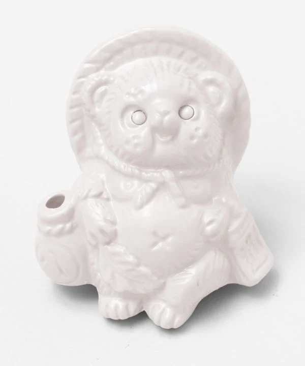 SHIGARAKI Ware sitzend TANUKI --Weiß