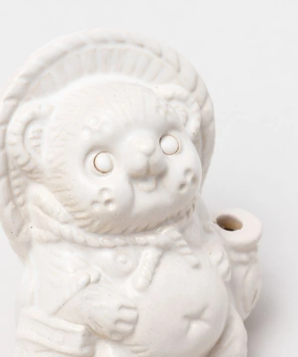 SHIGARAKI Ware sitzend TANUKI --Weiß